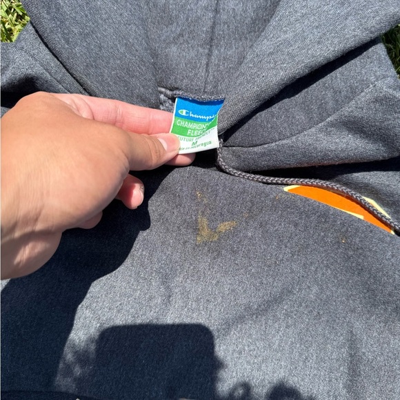 Y2K RCC Graphic College Hoodie by Champion - Picture 3 of 3